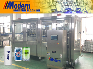 15000BPH Aluminum Craft Beer Canning Line