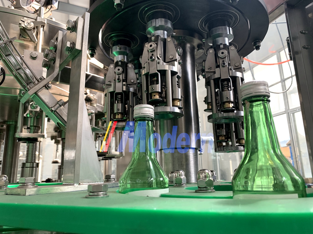 Glass Bottle Sparkling Soda Water Filling Machine
