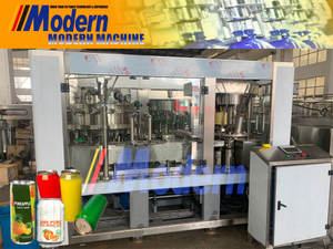 Juice PET / Tin Can Filler And Seamer